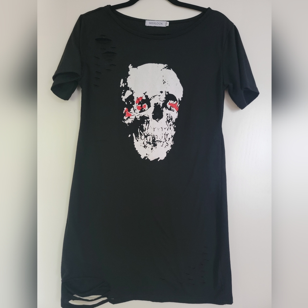 Misslook Skull Dress Sz Medium